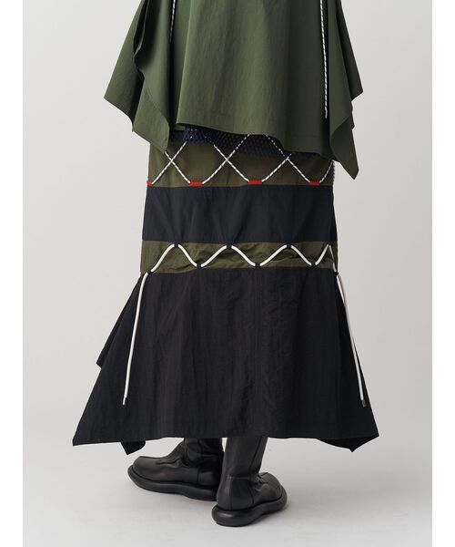 UN3D.（アンスリード）の「WAVE DETAIL SK / ウェーブディテールスカート（スカート・レディース・その他1/ブラック/ホワイト・38/36）」の11枚目の写真