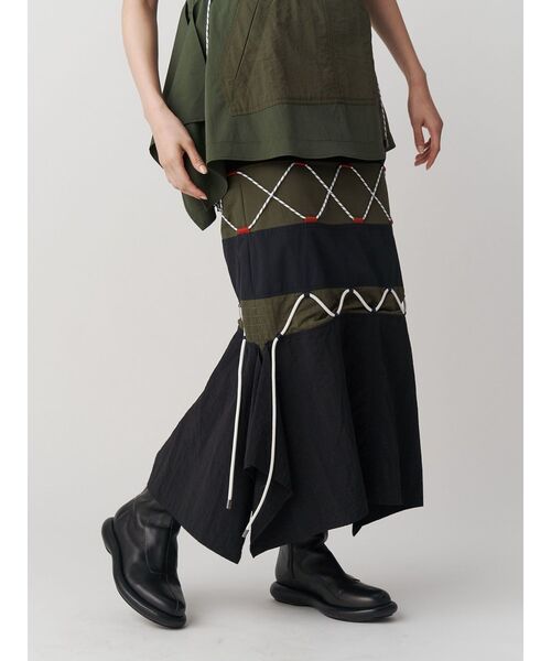 UN3D.（アンスリード）の「WAVE DETAIL SK / ウェーブディテールスカート（スカート・レディース・その他1/ブラック/ホワイト・38/36）」の12枚目の写真