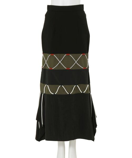 UN3D.（アンスリード）の「WAVE DETAIL SK / ウェーブディテールスカート（スカート・レディース・その他1/ブラック/ホワイト・38/36）」の14枚目の写真