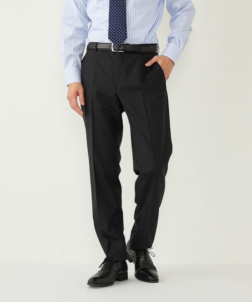 SHIPS Colors(シップス カラーズ)の「SHIPS Colors:〈洗濯機可能〉TW ウォッシャブル スーツ パンツ(セットアップ対応可能)(スーツパンツ・メンズ・ネイビー/ダークブルー/ブラック・42/44/46/48/50/52)」の9枚目の写真