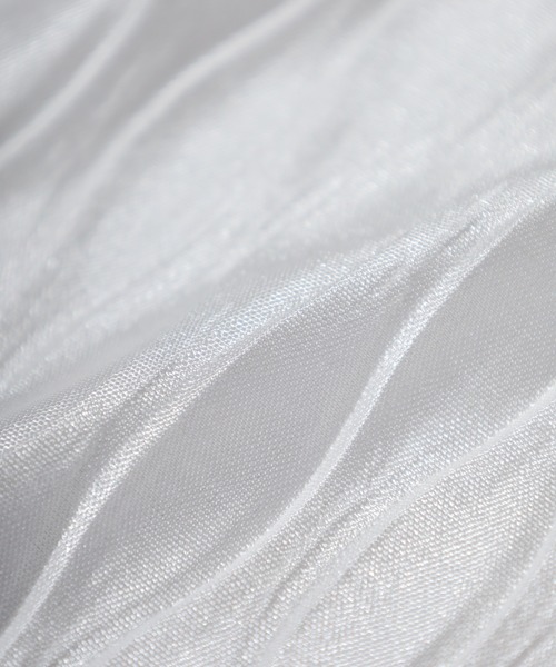 REGIEVO（レジエボ）の「Satin jacquard long sleeve shirt / サテンジャガード 長袖シャツ unisex（シャツ/ブラウス・メンズ・ブラック/ホワイト・M/L）」の13枚目の写真