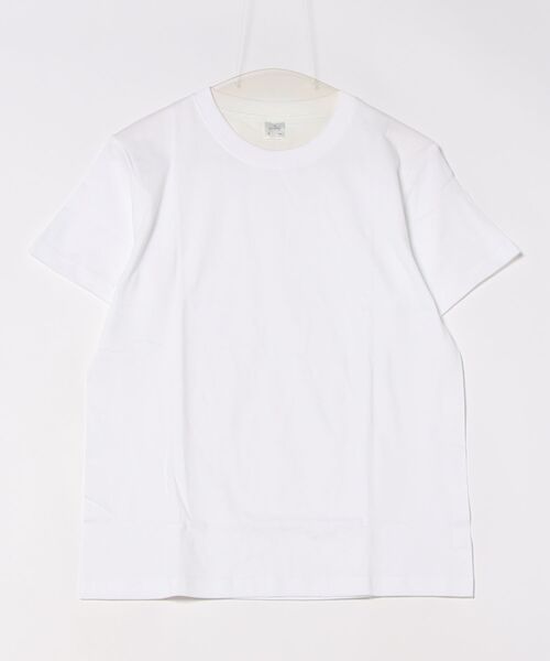 aimoha（アイモハ）の「ベーシッククルーネックTシャツ (SS)（Tシャツ/カットソー・レディース・ホワイト・SMALL/MEDIUM/LARGE）」の3枚目の写真