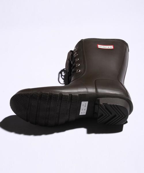 HUNTER(ハンター)の「<HUNTER(ハンター)> ORIGINAL LACE/ブーツ◆(レインシューズ・メンズ・ダークブラウン/ブラック・7/8/6)」の4枚目の写真