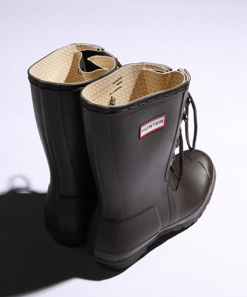 HUNTER(ハンター)の「<HUNTER(ハンター)> ORIGINAL LACE/ブーツ◆(レインシューズ・メンズ・ダークブラウン/ブラック・7/8/6)」の5枚目の写真