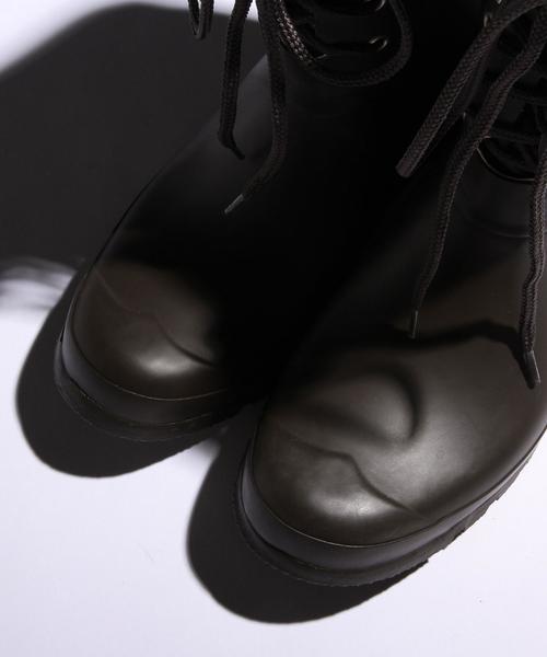 HUNTER(ハンター)の「<HUNTER(ハンター)> ORIGINAL LACE/ブーツ◆(レインシューズ・メンズ・ダークブラウン/ブラック・7/8/6)」の6枚目の写真