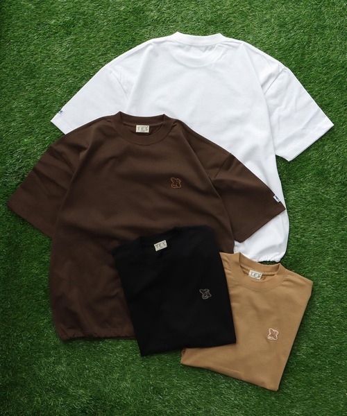 The Endless Summer（エンドレスサマー）の「TES SPORTS BIG T-SHIRT / Tシャツ（Tシャツ/カットソー・メンズ・ブラック/ホワイト/ブラウン/ベージュ・SMALL/MEDIUM/LARGE/X-LARGE）」の21枚目の写真
