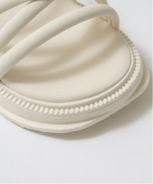 Lycee mine(リセマイン)の「クロスストラップサンダル(サンダル・キッズ・ブラック/アイボリー/ピンク・L/LL/S/M/SS)」の11枚目の写真