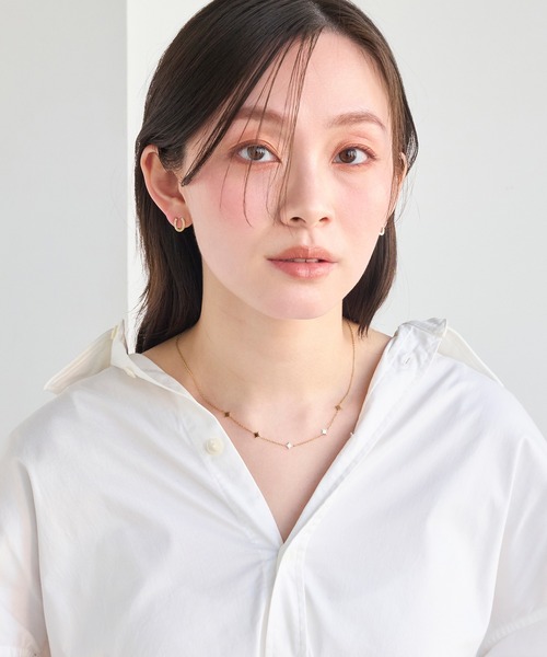 Phoebe（フィービィー）の「【金属アレルギー対応】シューティングスターステーションネックレス/全長:40.5cm+5cm/サージカルステンレス（ネックレス・レディース・イエローゴールド・FREE）」の3枚目の写真