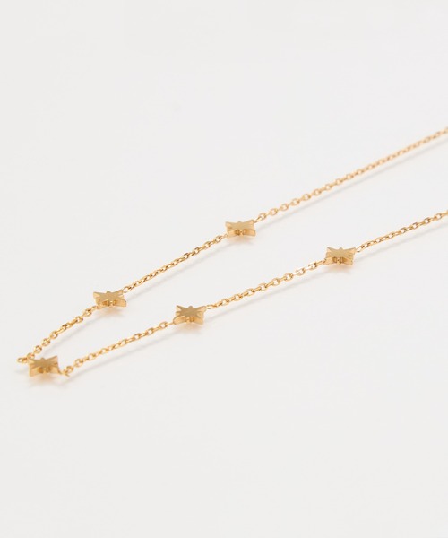 Phoebe（フィービィー）の「【金属アレルギー対応】シューティングスターステーションネックレス/全長:40.5cm+5cm/サージカルステンレス（ネックレス・レディース・イエローゴールド・FREE）」の6枚目の写真