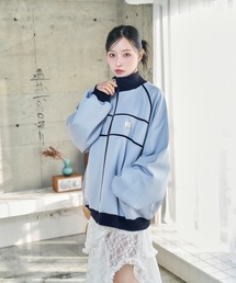 ANDGEEBEE | UNISEX パイピングトラックジャケット(ジャージ)