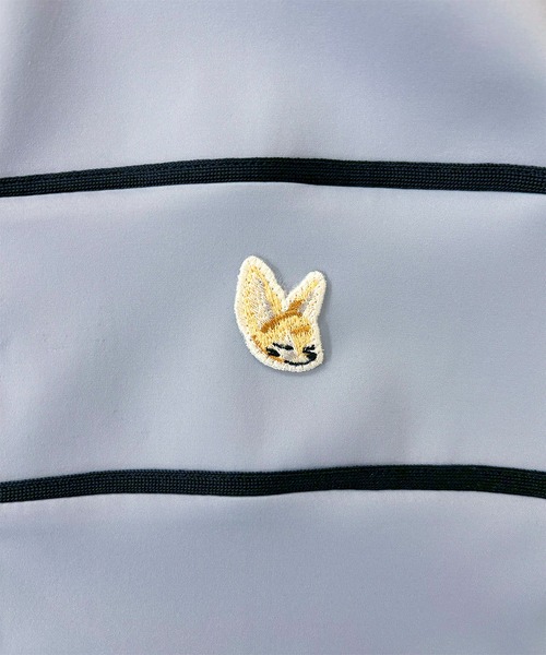 ANDGEEBEE（アンジービー）の「UNISEX パイピングトラックジャケット（ジャージ・レディース・ブルー/ブラック・FREE）」の11枚目の写真