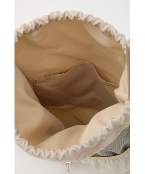 SLY（スライ）の「MESH DOCKING KNAPSACK メッシュ ドッキング ナップサック（バックパック/リュック・レディース・ブラウン/ベージュ/ブラック・FREE）」の14枚目の写真