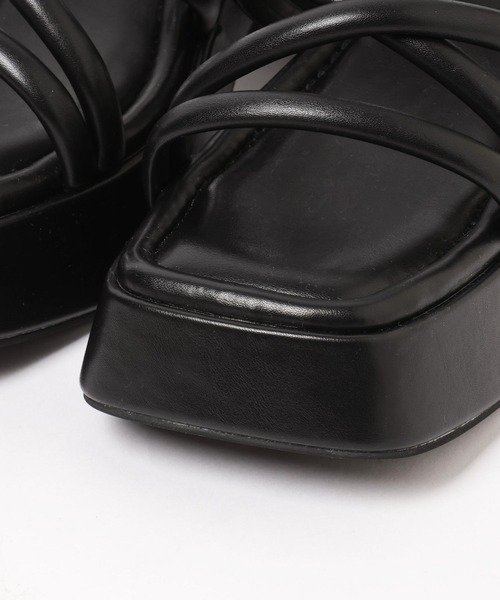 Heather（ヘザー）の「チューブクロスサンダル　324622（サンダル・レディース・アイボリー/ブラック・M/L）」の9枚目の写真