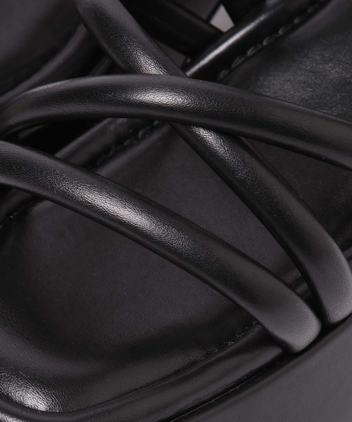 Heather（ヘザー）の「チューブクロスサンダル　324622（サンダル・レディース・アイボリー/ブラック・M/L）」の7枚目の写真