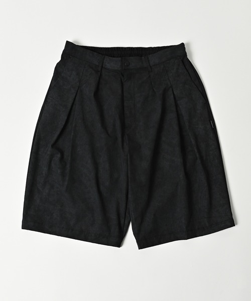 ADAM PATEK(アダムパテック)の「【ADAMPATEK/アダムパテック】uneven dyeing short pants/ムラ染めプリントワイドショートパンツ(その他パンツ・レディース・グレー/ホワイト/ブラック・2/1)」の3枚目の写真