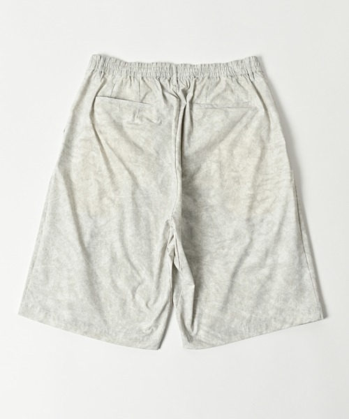 ADAM PATEK(アダムパテック)の「【ADAMPATEK/アダムパテック】uneven dyeing short pants/ムラ染めプリントワイドショートパンツ(その他パンツ・レディース・グレー/ホワイト/ブラック・2/1)」の4枚目の写真