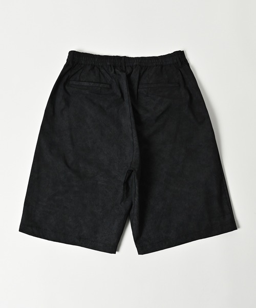 ADAM PATEK(アダムパテック)の「【ADAMPATEK/アダムパテック】uneven dyeing short pants/ムラ染めプリントワイドショートパンツ(その他パンツ・レディース・グレー/ホワイト/ブラック・2/1)」の6枚目の写真