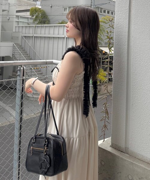 juemi ワンピース（オリーブ） Olive Ruffle ミディワンピース – Sister Jane (Japan)