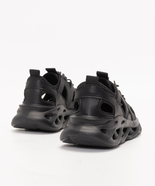 SVEC（シュベック）の「軽量 ボリュームソール グルカサンダル / ダッドスニーカー（スニーカー・メンズ・ブラック・44/43/42/41/40/39/46/45/38/37/36）」の10枚目の写真