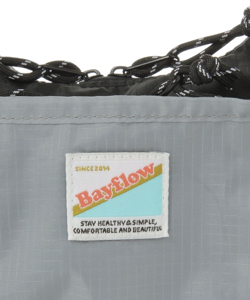 BAYFLOW（ベイフロー）の「【COBMASTER（コブマスター）×BAYFLOW】パッカブル2WAYバナナショルダー（ショルダーバッグ・レディース・ホワイト/ブルー/ブラック・0）」の15枚目の写真