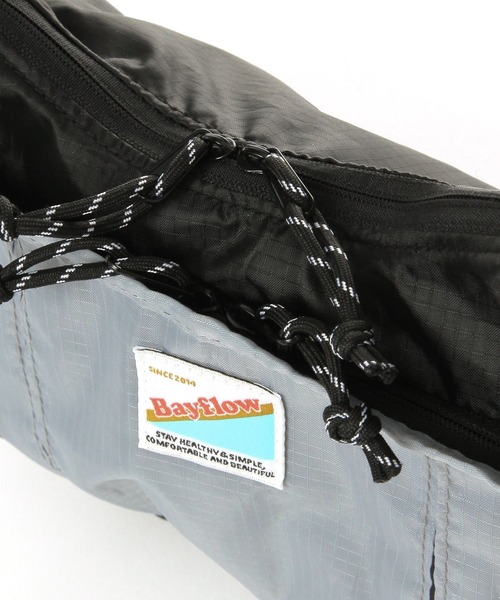 BAYFLOW（ベイフロー）の「【COBMASTER（コブマスター）×BAYFLOW】パッカブル2WAYバナナショルダー（ショルダーバッグ・レディース・ホワイト/ブルー/ブラック・0）」の16枚目の写真