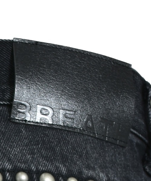 BREATH / ブレス】SUICIDE STUDS DENIM SHORTS / ブラック