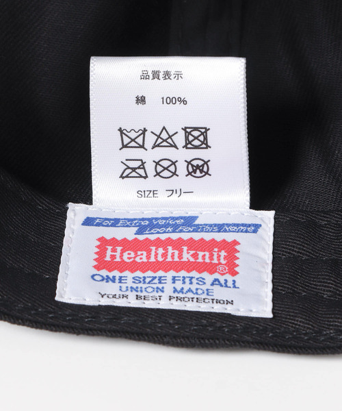 ITEMS URBANRESEARCH(アイテムズ アーバンリサーチ)の「Healthknit ロゴ刺繍CAP(キャップ・メンズ・ベージュ/ブルー系その他/ブラック・-)」の16枚目の写真