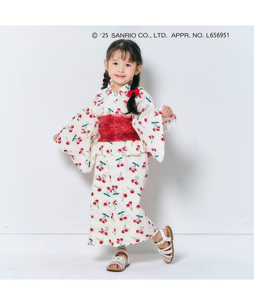 apres les cours(アプレレクール)の「リボンヘアクリップ2個セット(バレッタ/ヘアクリップ・キッズ・レッド・FREE)」の3枚目の写真