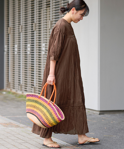 JOURNAL STANDARD コットンボイルクリンクルピンタックワンピース コットンボイルクリンクルピンタックワンピース（ワンピース