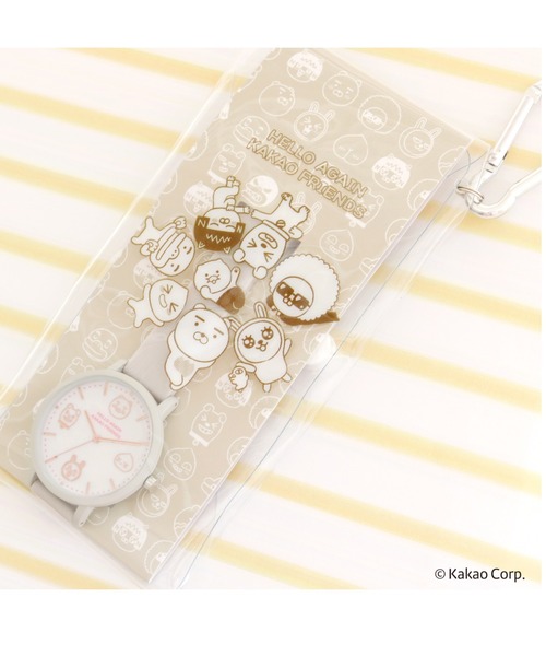 SPECIAL PRODUCT DESIGN（スペシャルプロダクトデザイン）の「カカオフレンズ シリコンベルトウォッチ PI FW（アナログ腕時計・レディース・マルチ・FREE）」の3枚目の写真