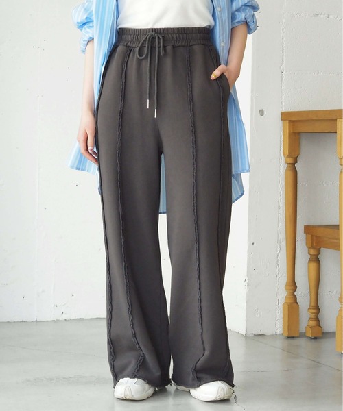 tiptop（ティップトップ）の「【ZOZO限定Sサイズあり】リメイク加工スウェットパンツ（スウェットパンツ・レディース・ブラック/グレー/ライトグレー/ブラック系その他/ブラウン・M/S）」の15枚目の写真