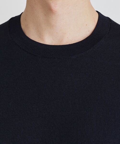 TAKEO KIKUCHI(タケオキクチ)の「テーラードニット プルオーバー(Tシャツ/カットソー・メンズ・ブルー/ブラウン系その他/ライトグレー/ネイビー・02/03/04)」の9枚目の写真