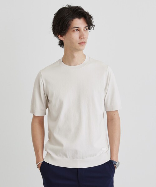 TAKEO KIKUCHI(タケオキクチ)の「テーラードニット プルオーバー(Tシャツ/カットソー・メンズ・ブルー/ブラウン系その他/ライトグレー/ネイビー・02/03/04)」の13枚目の写真