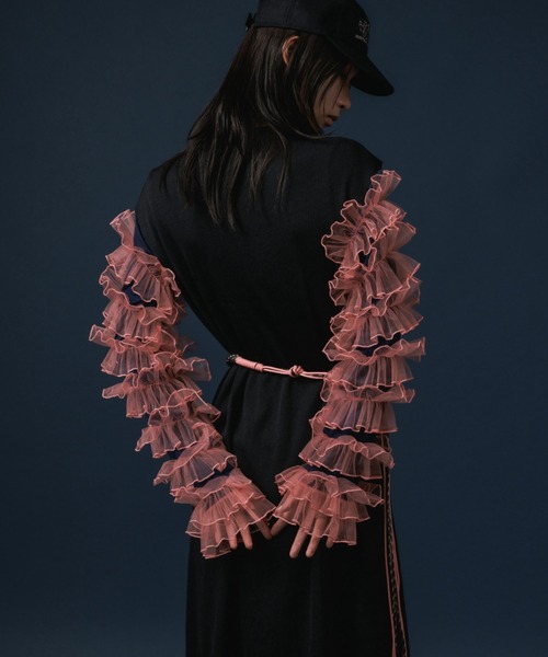 NON TOKYO/ノントーキョー/FRILL SLEEVE C/S