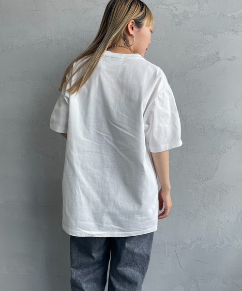 Gramicci（グラミチ）の「[GRAMICCI/グラミチ] ワンポイント刺繍ロゴ ショートスリーブポケットTシャツ（Tシャツ/カットソー・レディース・ホワイト/ブラック・M/L/XL）」の13枚目の写真