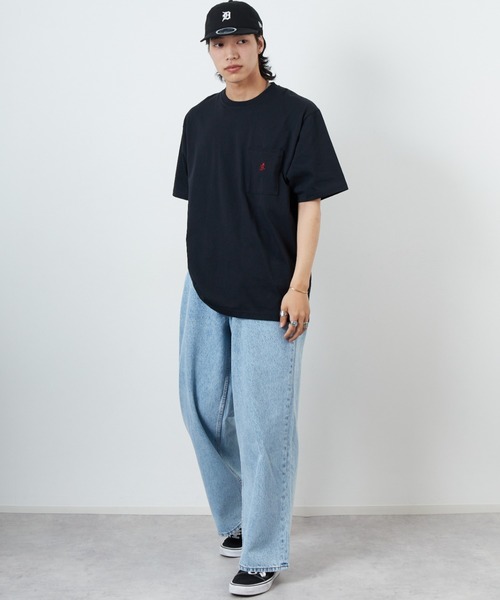 GRAMICCI/グラミチ] ワンポイント刺繍ロゴ ショートスリーブ