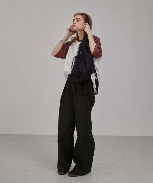 ディーゼル 黒ワイドパンツ DIESEL ディーゼル パンツ メンズ P-ELLIOT PANT A06450 0HYZI