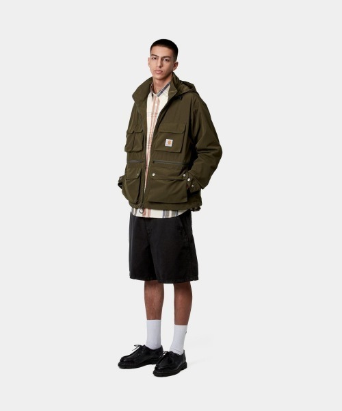 Carhartt WIP（カーハートダブリューアイピー）の「Carhartt WIP DREWE SHORT（カーハート ワークインプログレス ドリュー ショーツ）（その他パンツ・メンズ・ブラック系/ネイビー系・X-SMALL/LARGE/SMALL/MEDIUM/X-LARGE）」の7枚目の写真