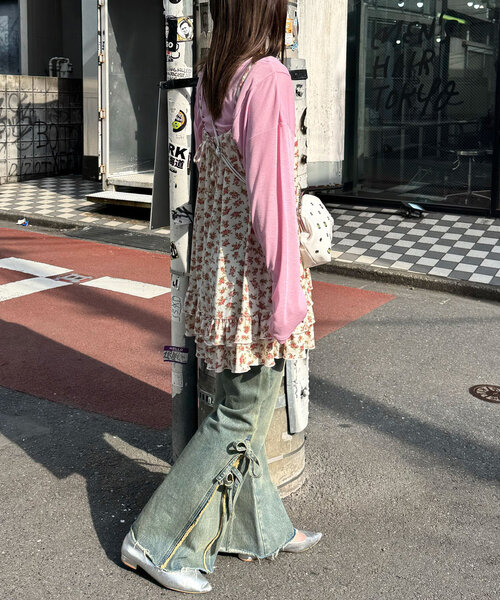 CIAOPANIC（チャオパニック）の「カットフラワーキャミ