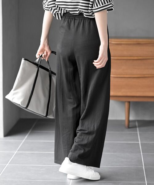 rps（アールピーエス）の「冷感カノコワイドパンツ（その他パンツ・レディース・カーキ/ブラック/チャコールグレー・フリー）」の18枚目の写真