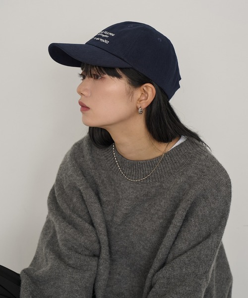 ブラウン刺繍ロゴキャップ NOGLE/ノグル】刺繍ロゴキャップ（キャップ）｜NOGLE（ノグル）の