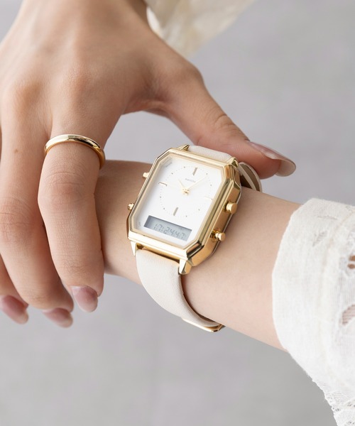 セール】【SETUP7】アナログ/デジタルウォッチ アンティーク風