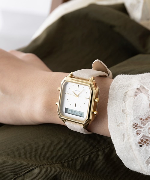 セール】【SETUP7】アナログ/デジタルウォッチ アンティーク風