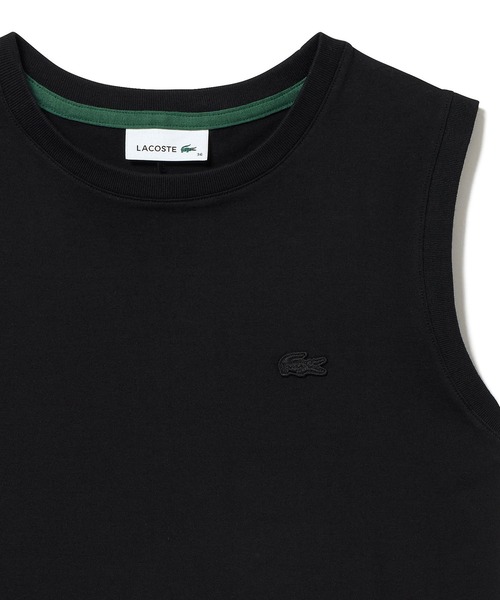 LACOSTE(ラコステ)の「ノースリーブTシャツ(Tシャツ/カットソー・レディース・ブラック/ホワイト/グレイッシュブルー・36/38/40/34)」の21枚目の写真