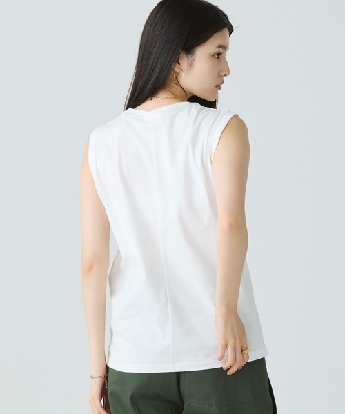 【LACOSTE】ノースリーブTシャツ LACOSTE tシャツ ノースリーブTシャツ レディース : ZOZOTOWN