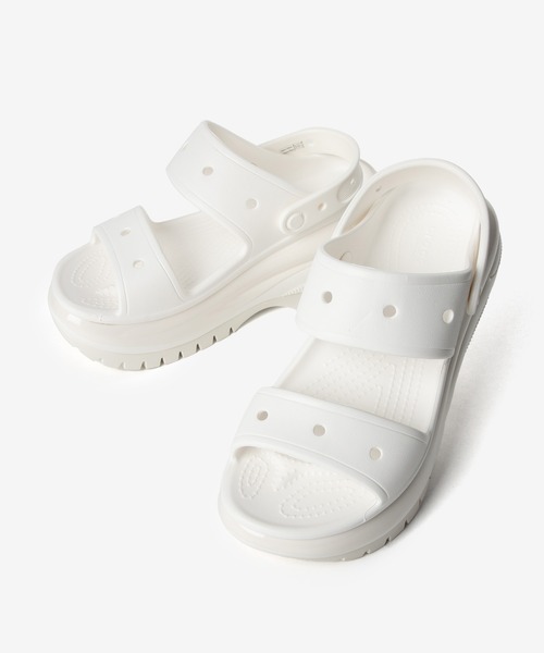 crocs(クロックス)の「CROCS MEGA CRASH SANDLE クロックス メガ クラッシュ サンダル サンダル(サンダル・レディース・ホワイト・6/5/7/4/8)」の1枚目の写真
