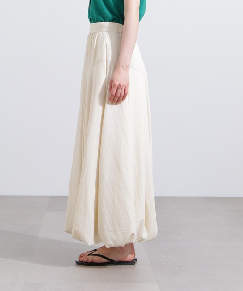 N.（N. Natural Beauty Basic）（エヌエヌナチュラルビューティーベーシック）の「【PS/低身長サイズ】切替タックバルーンスカート（スカート・レディース・ホワイト系その他/ブラック/チャコールグレー・MEDIUM/PS）」の19枚目の写真