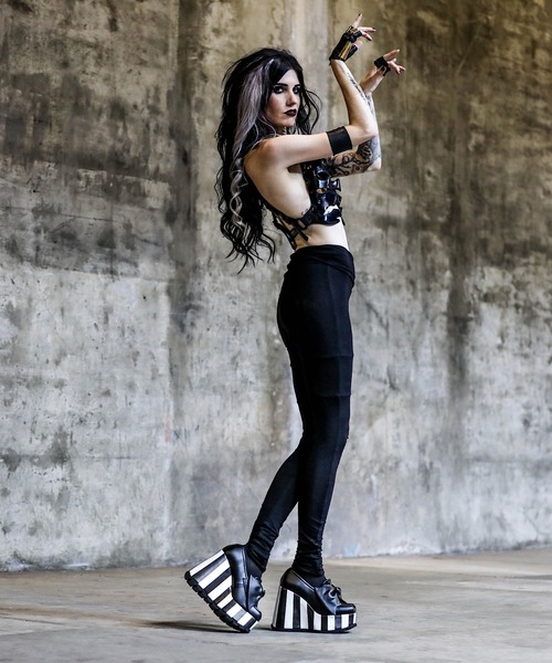 ストライプ ローファー Charla Tedrick│Jeffrey Campbell OFFICIAL