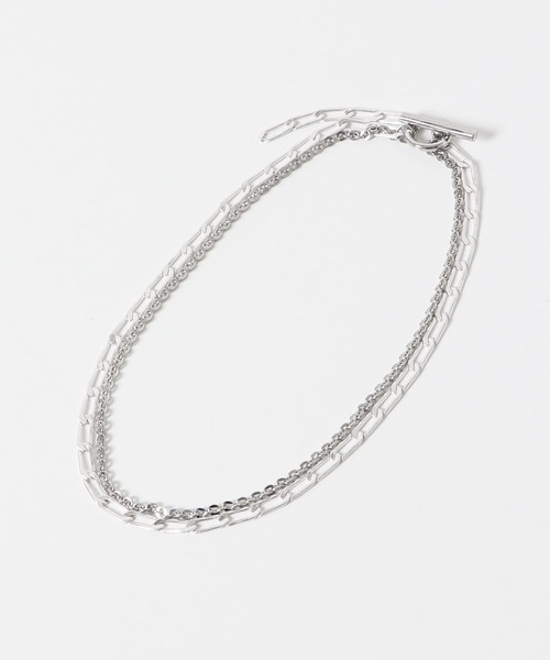 SMELLY(スメリー)の「チェーンレイヤードマンテルネックレス(ネックレス・レディース・シルバー・-)」の5枚目の写真