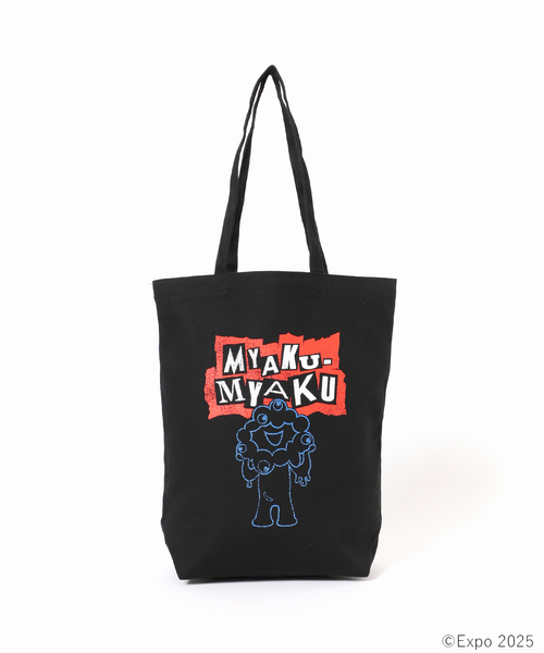 JOURNAL STANDARD relume（ジャーナルスタンダード　レリューム）の「ミャクミャク × relume パンクロック トートバッグ（トートバッグ・メンズ・ホワイト/ブラック・FREE）」の2枚目の写真